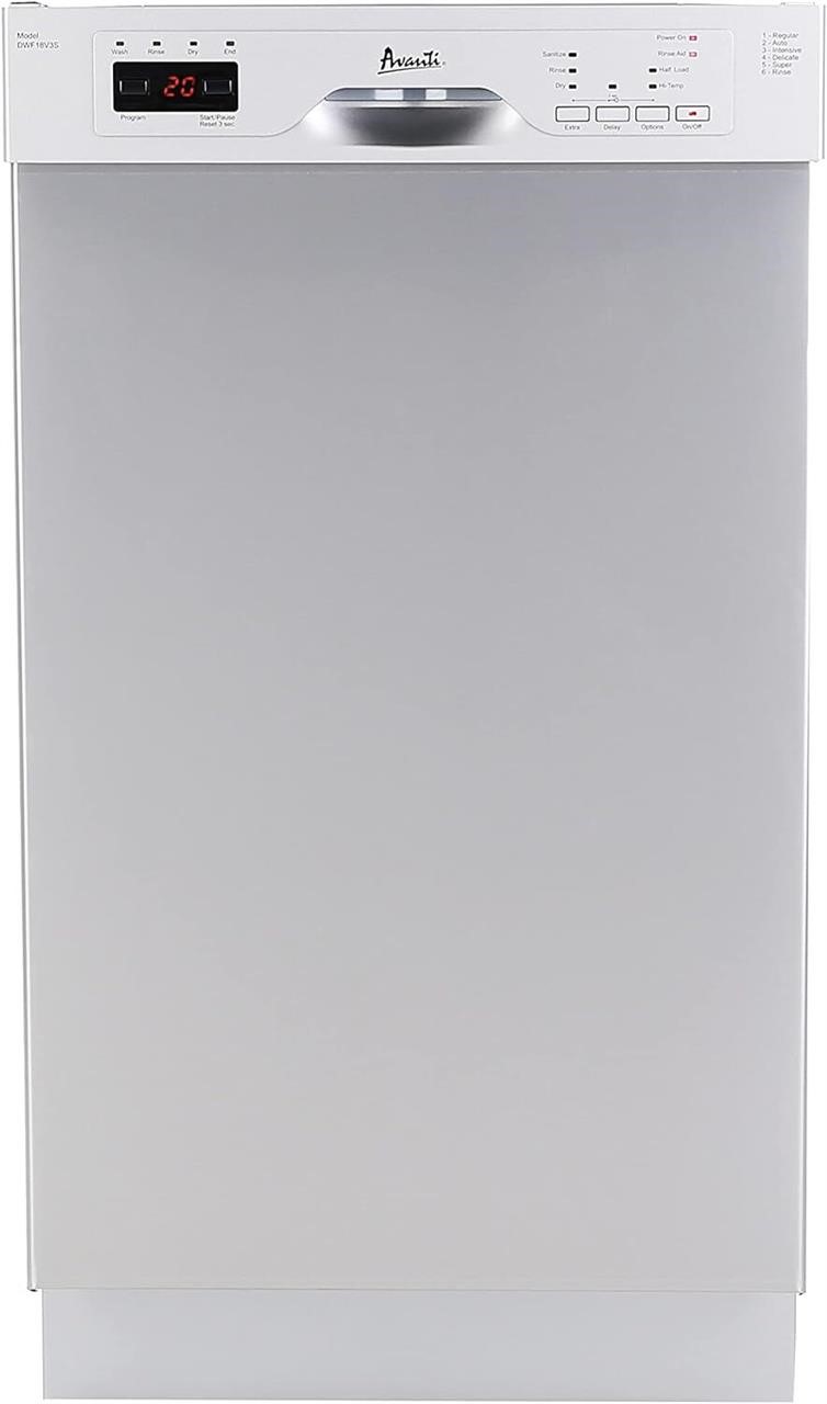 Avanti 18-Inch Dishwasher  LED Display  53db