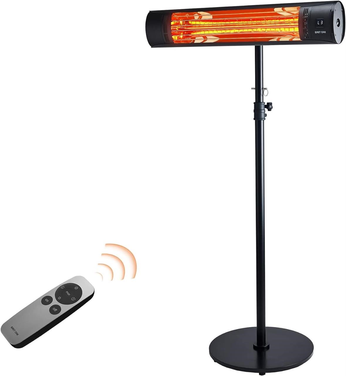 EAST OAK 1500W Patio Heater  Wall/Stand