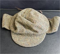 Vintage Ireland wool tweed hat
