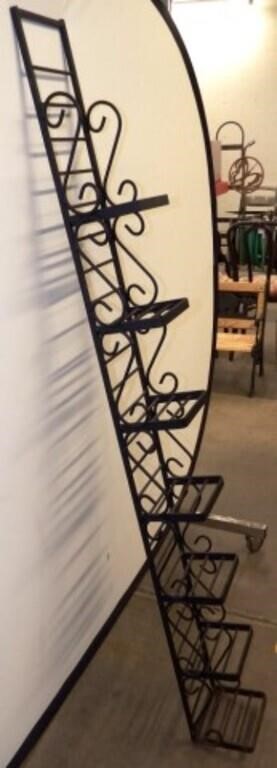 Wrought Iron Step-Back Shelf - Heavy Duty