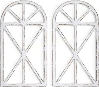 White Wooden Arch  80x40x2.5cm  2 Pack