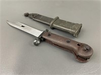 1960’s Russian AKM Bayonet & Scabbard