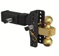 Adjustable Trailer Hitch  Fits 2.5-Inch Receiver