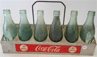 Vintage Coca Cola Metal (12) Bottle Carrier with