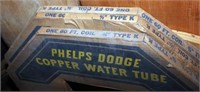 3 boxes of 3/8" type K copper water tube, 60' coil