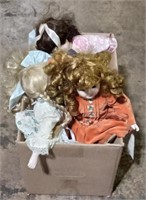 (F) Porcelain Dolls assorted styles and sizes