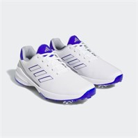 ADIDAS MENS GOLF ZG23 GOLF SHOES WHITE/BLUE SIZE