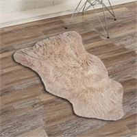 Natural Sheepskin Rug with Thick and Lush 2.5 Inch