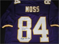 Randy Moss Signed Jersey GAA COA