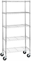 Amazon Basics 5-Shelf Adjustable, Heavy Duty