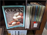 Large collections of Cook's illustrated magazines