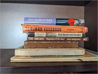 Nature themed lot of books (Main room)