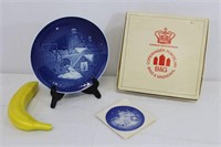 Vintage B&G Copenhagen Porcelain Decorative Plate