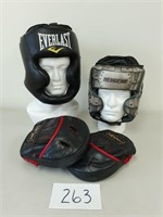 Sparring Headgear and Focus Mitts