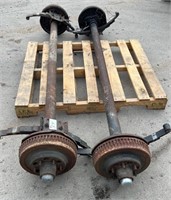 Pair of 5200 LB Axles with Brakes. #C.
