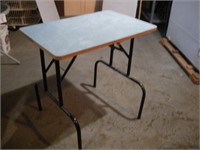 Formica Folding Table  20x31x30