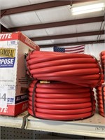 50"x3/8" Red Hybrid Air Hose. x2