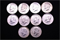 10 40 % SILVER HALF DOLLARS