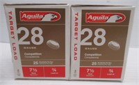 (50) Rounds of Aguila 2 3/4" 3/4 oz. 7 1/2 shot