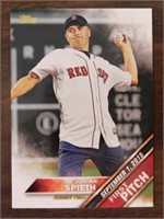 2016 Topps Jordan Spieth Boston Red Sox rookie