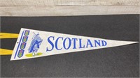 Vintage Scotland Pennant Banner 19"