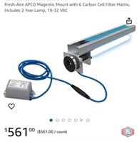 New (1 pcs) Fresh-Aire APCO Magnetic Mount with 6