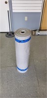 Large roll of plastic sheeting