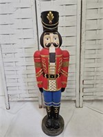 Christmas Resin Soldier  39" high