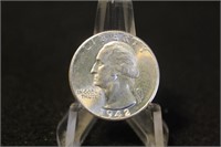 1942-D Uncirculated Washington Silver Quarter