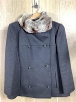 Veste manteau habillé pour femme en pure laine