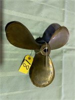 12" Brass propeller 15" x 14" (some damage)