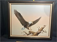 C. Carson Flying Eagle Art on Canvas