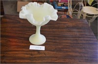 Fenton Custard Glass Compote