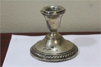 A Hamilton Weighted Sterling Candle Holder