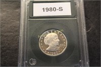 1980 S SUSAN B ANTHONY PROOF COIN