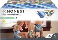 The Honest Company Size 4 Diapers, 120 Count