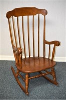 Country Maple Style Rocking Chair