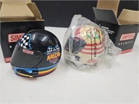 2 Mini Simpson Helmets