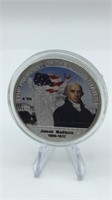 James Madison Commemorative Presidential Coin