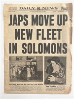 WWII 1942 Daily News newspaper