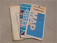 California & Sacramento Maps
