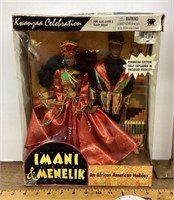 Imani & Menelik Kwanzaa figures