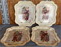 43 - NEW WMC 4 SANTA PLATTERS (J80)