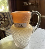 Quilted Glass Pitcher