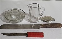 Cutlery  and glass ware