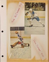 Autographed Hockey MccLanahan Soetaert Photos