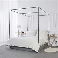 *Foreate Canopy Bed Frame King