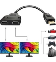 HDMI Splitter Cable Male 1080P to Dual HDMI Female