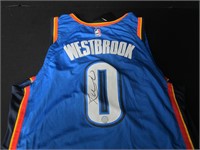 THUNDER RUSSELL WESTBROOK SIGNED JERSEY
