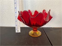 Cadmium Handkerchief Vase